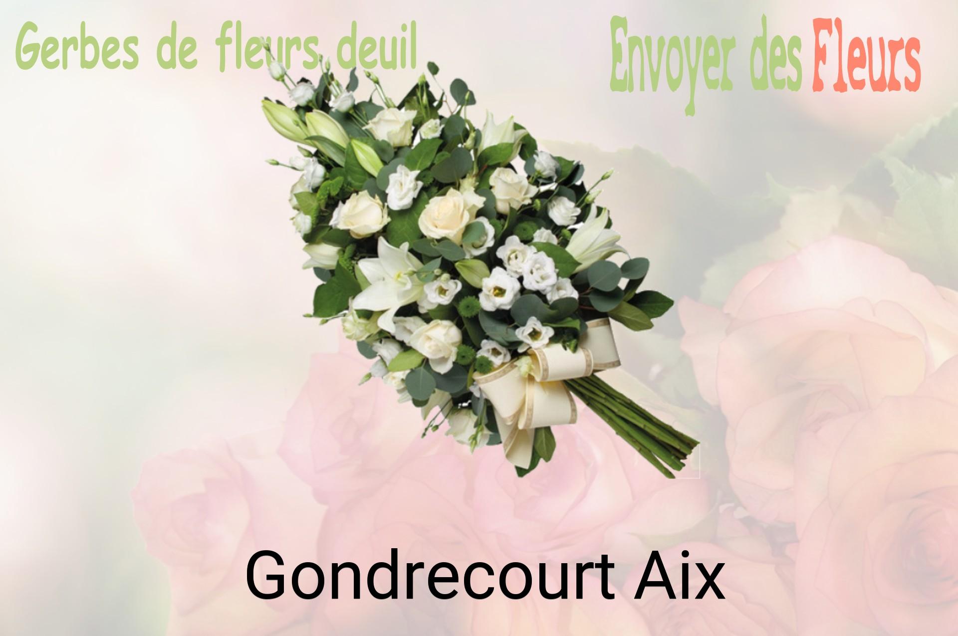 Gerbe de fleurs de deuil livrée à Gondrecourt-Aix